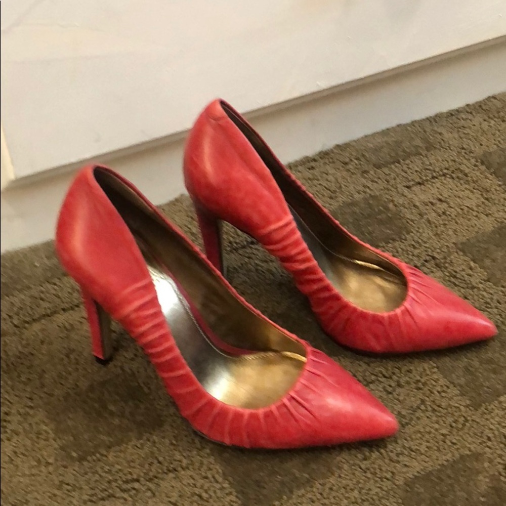 Red Vince camuto heels
